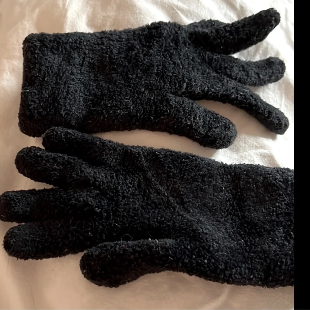 WOMENS CHENILLE KNIT GLOVES